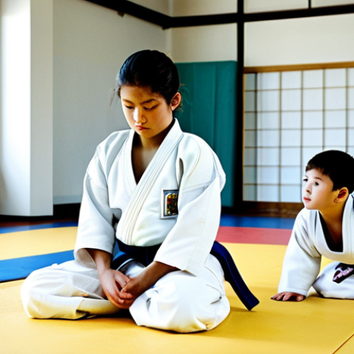 Home 25 **
"A group of young Judo students, fully clothed in clean Judo uniforms, practicing techniques in a bright and spacious dojo, appropriate attire, safe for work, perfect anatomy, natural proportions, action shot, family-friendly environment."
**