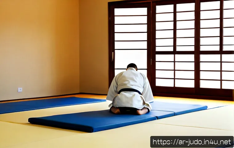 유도 초보자를 위한 도장 추천 - Photorealistic wide interior of a welcoming judo dojo in an Arab city, clean tatami mats, neatly arr...